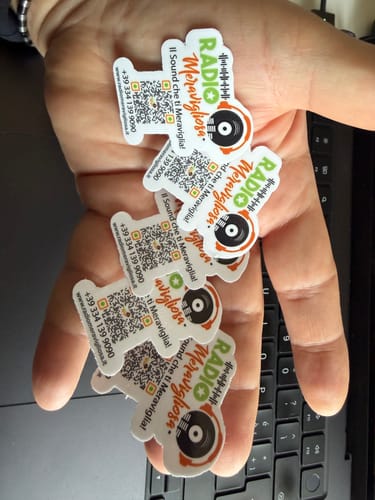 Customer photo review of Sticker Vinile Classico