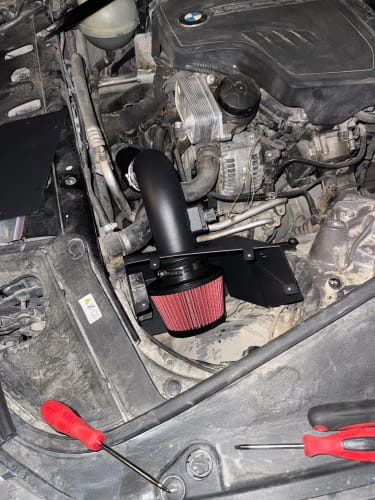 Customer photo review of Cold Air Intake For BMW F10/F11 520i/528i N20 2.0L 2012-2018