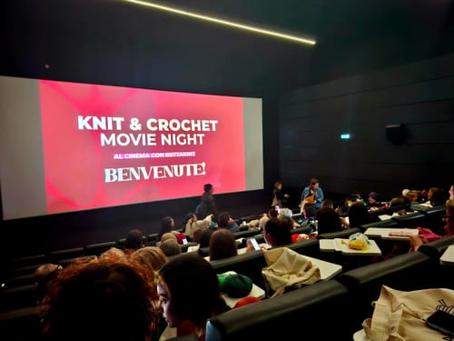 Customer photo review of KNITTING & CROCHET MOVIE NIGHT - ROMA - March 8