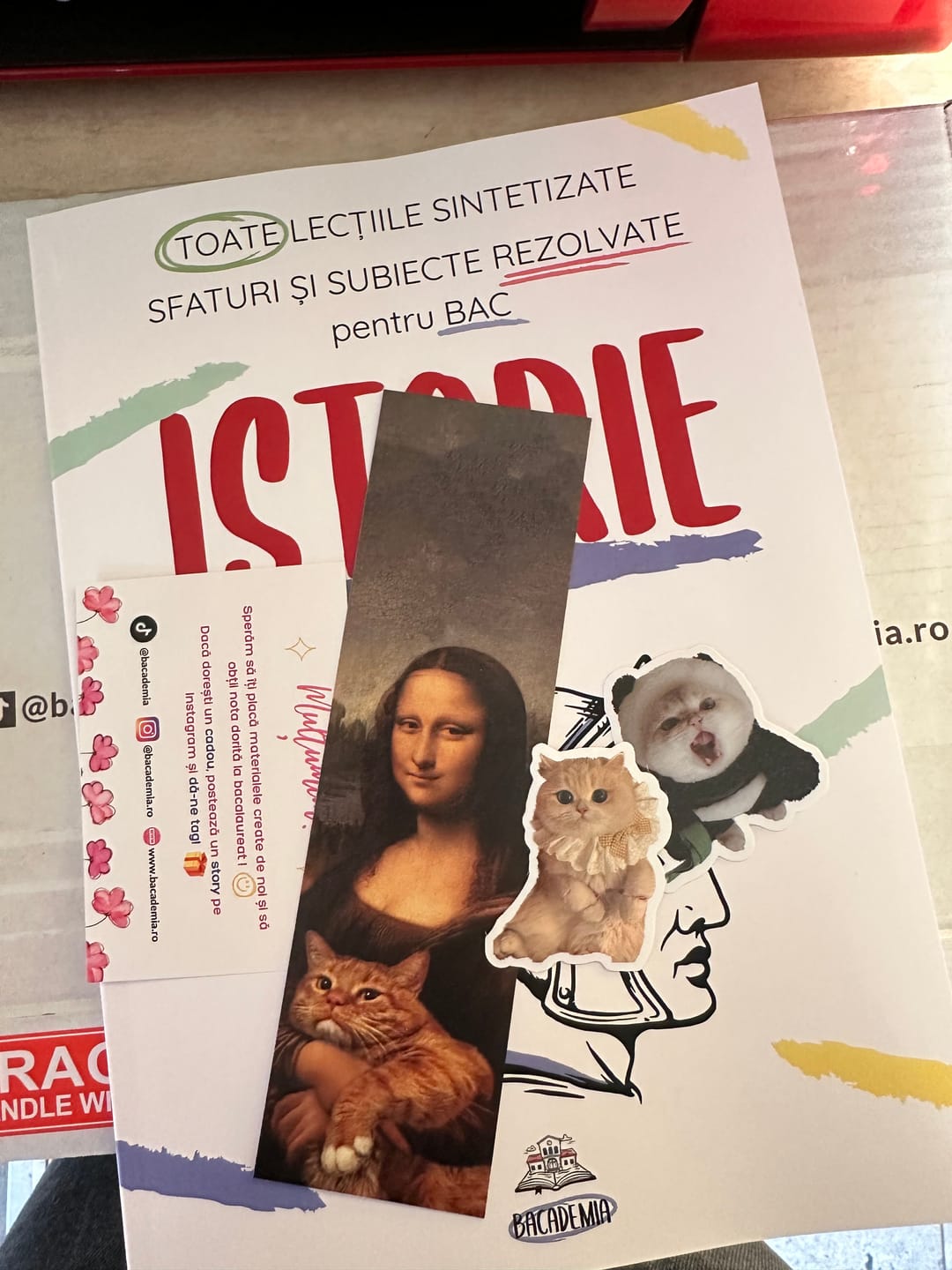 Customer photo review of Carte Istorie Bacalaureat Bacademia - Ediția II