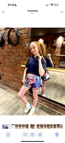 Customer photo review of Girls Plantech™ Sports Shorts | Zero Toxins | Zero Polyester