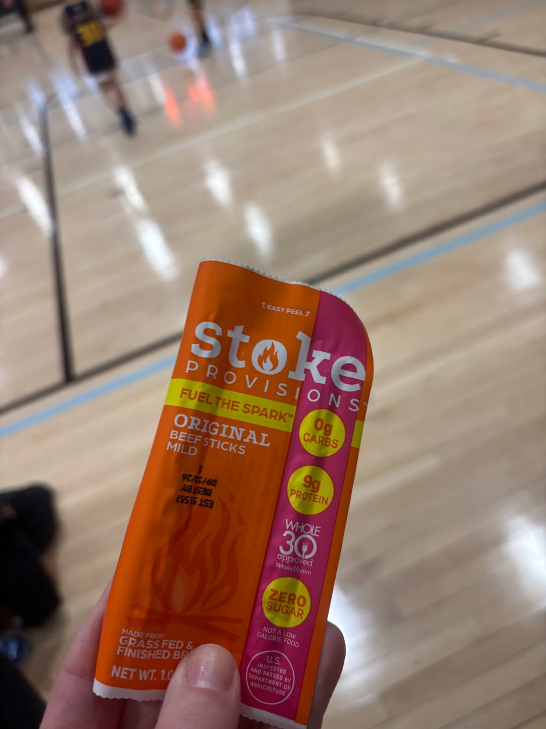 Customer photo review of Original Beef Snack Sticks (10 Pack)