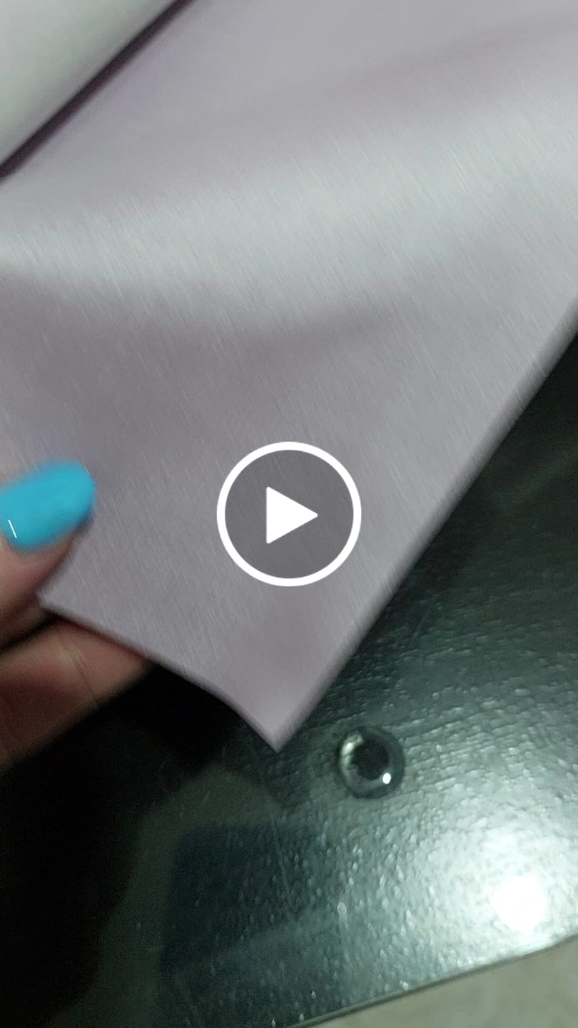Customer video review of DUNA 0.9MM FUNDO MALHA COR LAVANDA