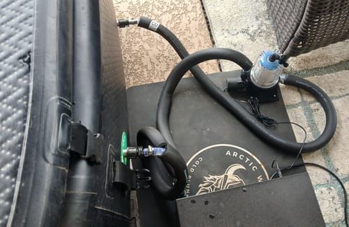 Customer photo review of Cold Plunge Chiller Black