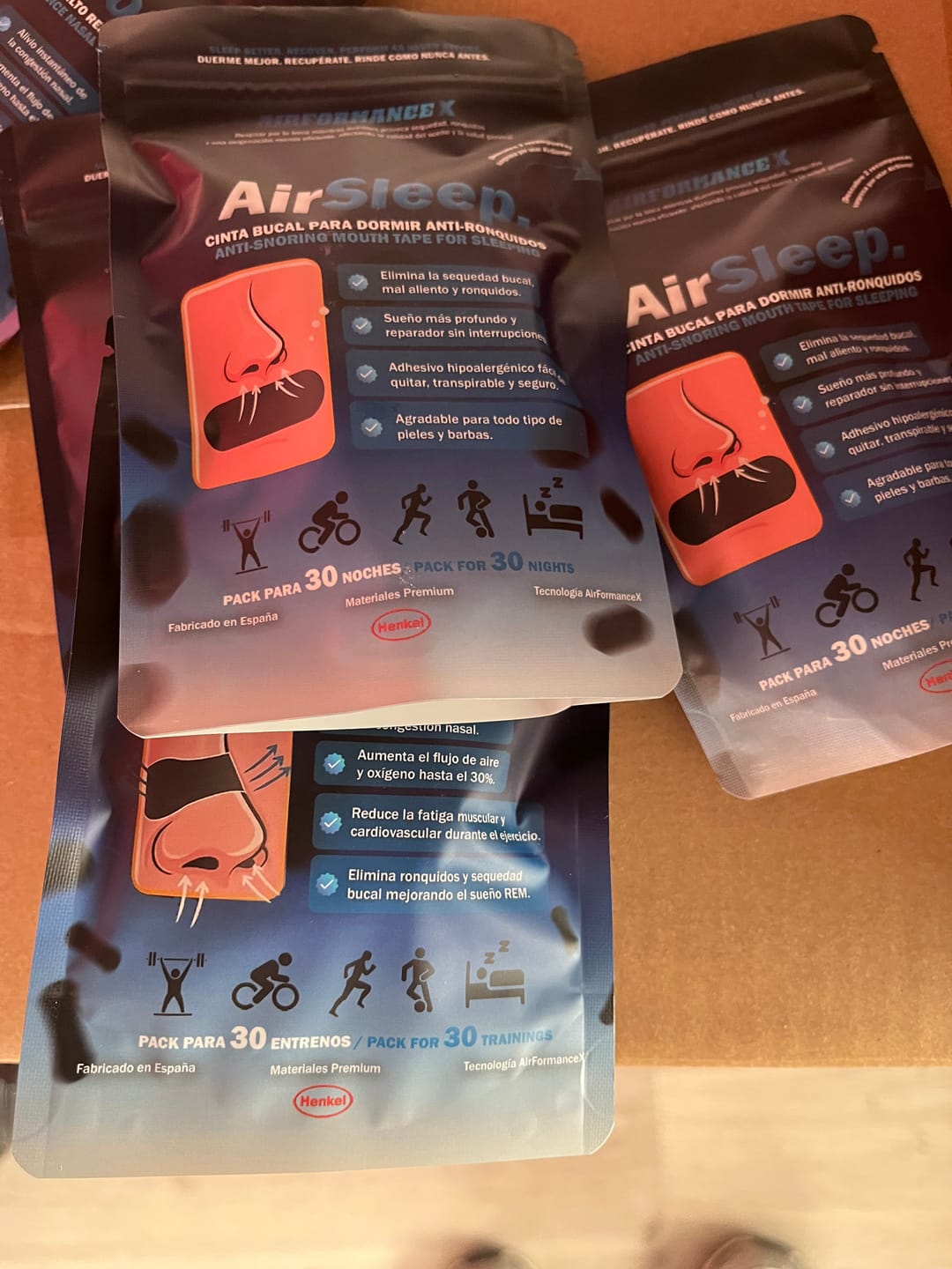 Customer photo review of AirSport® Tiras Nasales de Alto Rendimiento