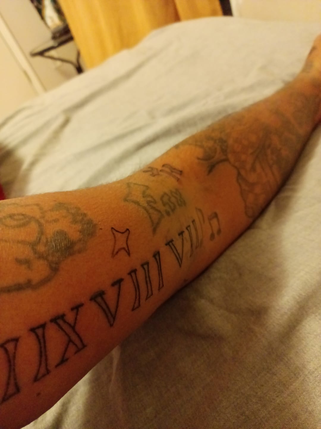 Customer photo review of Tattoo Kit - Neebol Wireless Tattoo Gun Kit for Beginner A10 & 67M