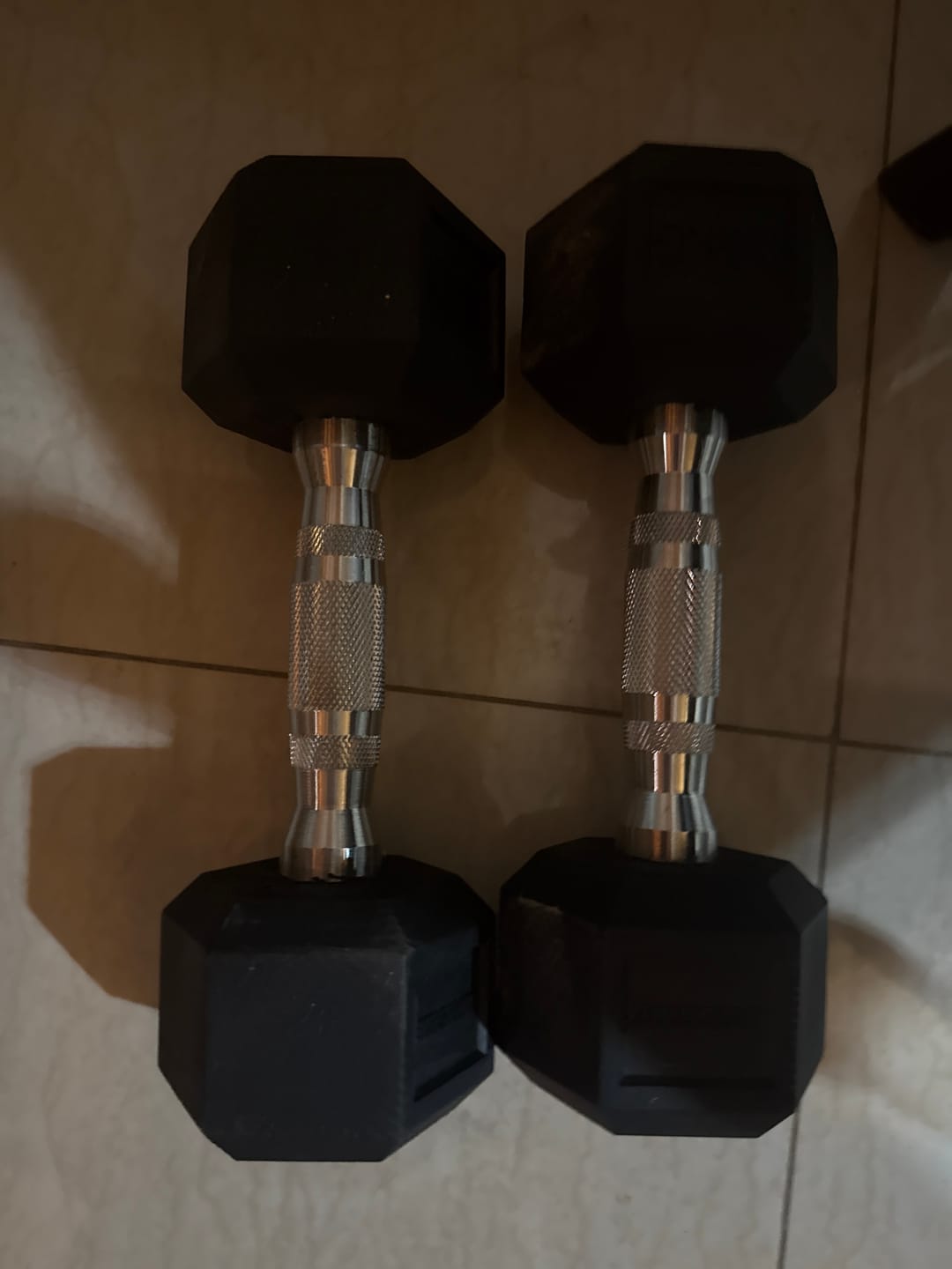 Customer photo review of Mancuerna Hexagonal (2.5 a 50 kg) IRONSIDE