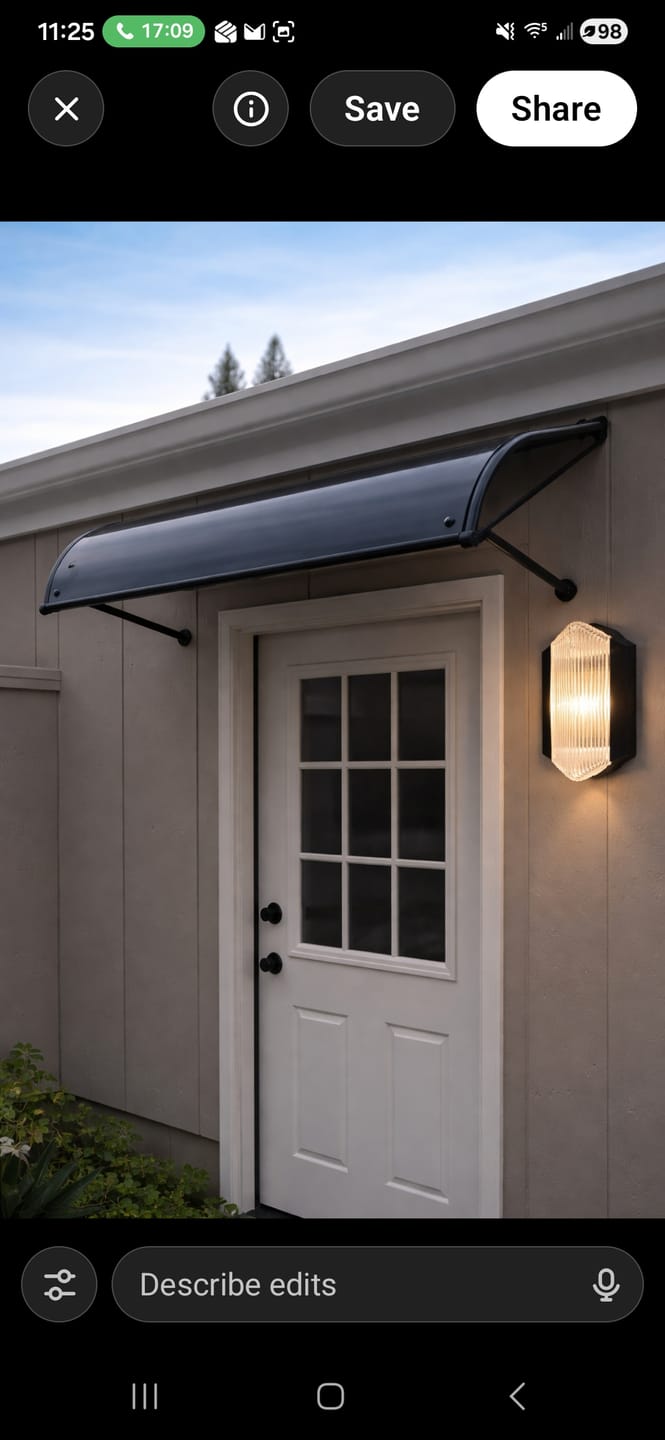 Customer photo review of KATERIN I Art Deco Outdoor Wall Sconce