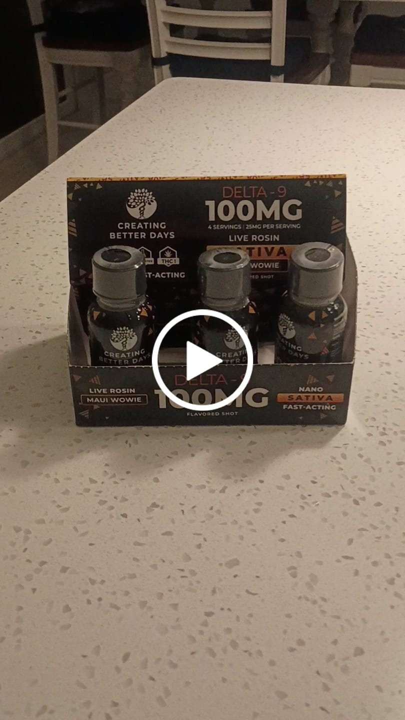 Customer video review of NANO THC SHOT