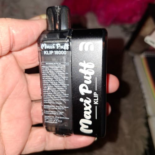 Customer photo review of Maxi Puff Klip 18k - Pod & Cartouche - 0% nicotine