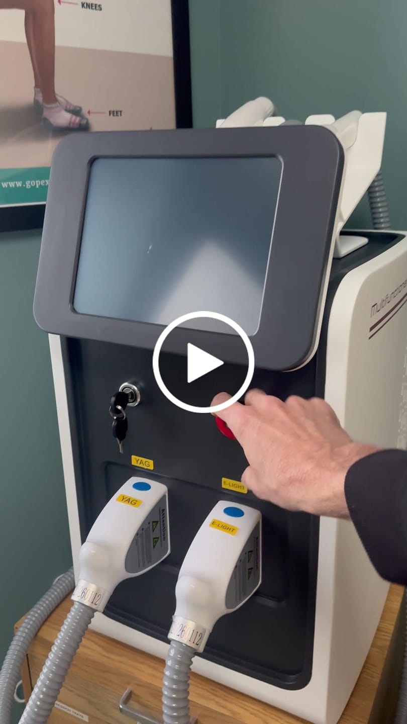 Customer video review of 3-in-1 Laser Machine for Hair Removal + Tattoo Removal + E-Light Skin Rejuvenation