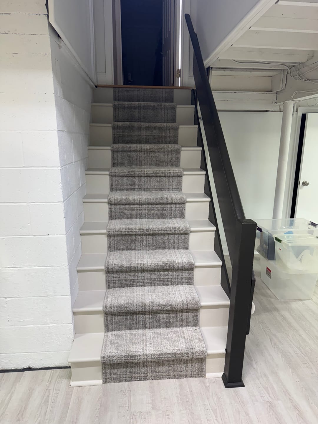 Customer photo review of Tartan Eclipse Stair Runner