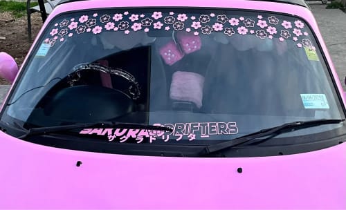 Customer photo review of Sakura Cherry Blossom Flowers Decals