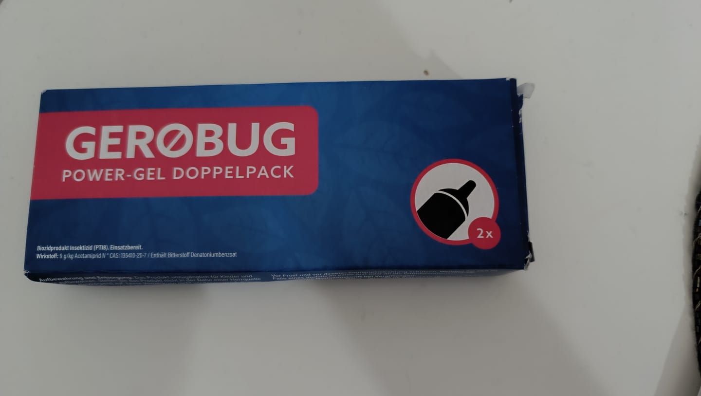 Customer photo review of Ungeziefer Köder-Gel - 20 g