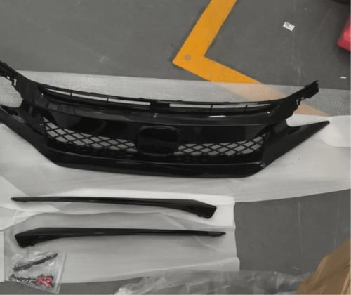 Customer photo review of Front Honery Grill Mesh For 10th Gen Civic