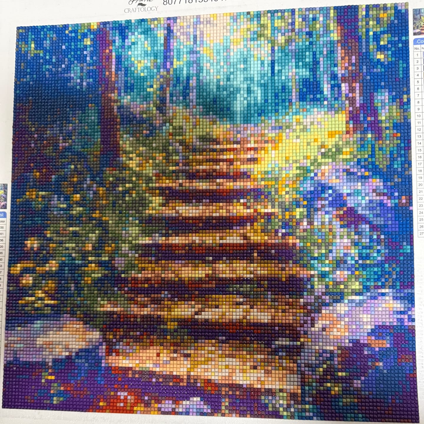 Customer photo review of Worlds Best Customized Diamond Painting Kit