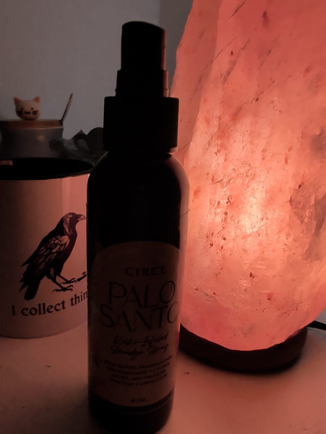 Customer photo review of Palo Santo Spray – Smokeless Smudge & Energy Cleansing