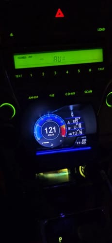 Customer photo review of Car Head Up Display OBD2 Smart Car HUD