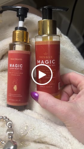 Customer video review of Besque® Magic Body Oil - 100ml