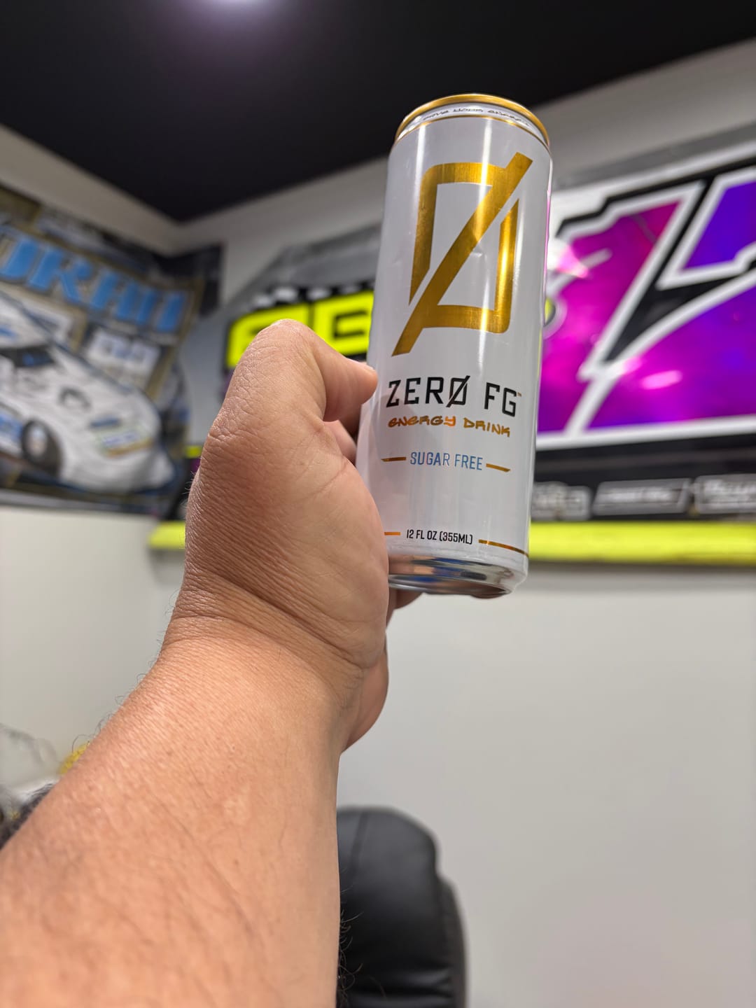 Customer photo review of ØFG Energy Drink - Sugar Free