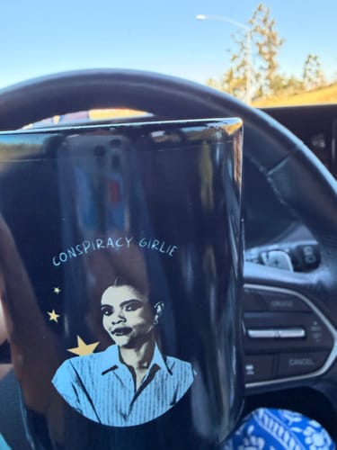 Customer photo review of Conspiracy Girlie Mug