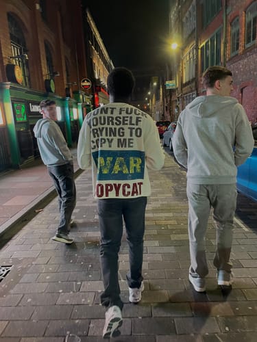 Customer photo review of Omirad “COPYCAT WAR” Heavy Waffle Long Sleeve