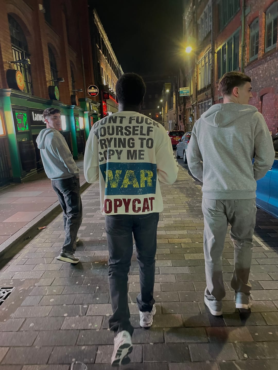 Customer photo review of Omirad “COPYCAT WAR” Heavy Waffle Long Sleeve