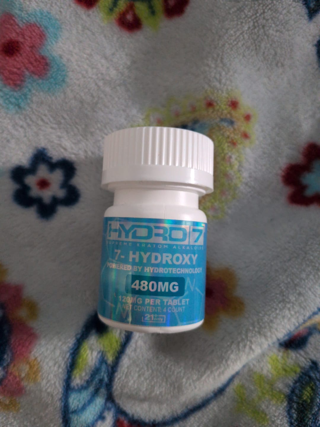 Customer photo review of 7-Hydroxy Tablets - 120MG (4 Count) 480 mg per jar