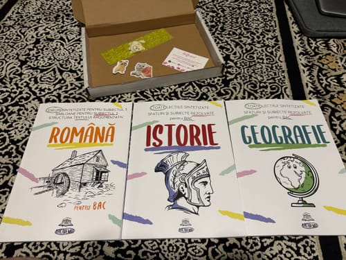 Recenzie cu fotografie de la un client despre Pachet Bacalaureat (Română + Istorie + Geografie) Bacademia