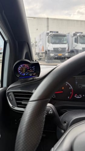 Customer photo review of Car Head Up Display OBD2 Smart Car HUD