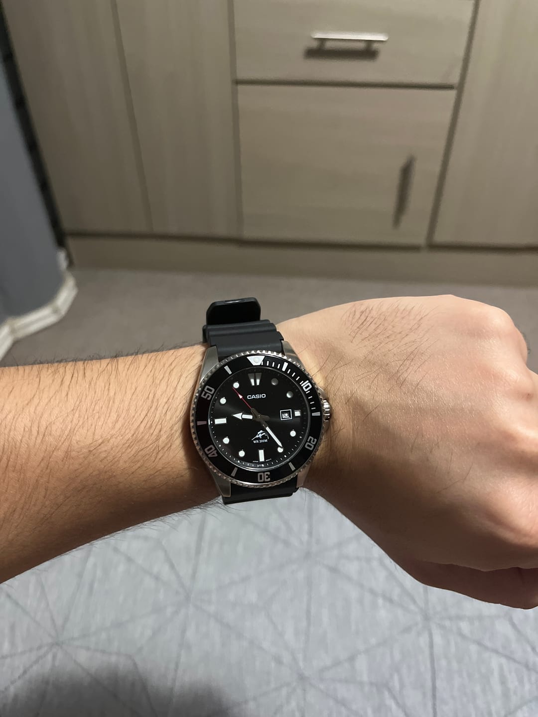Customer photo review of Reloj Casio Submariner Marlin Duro MDV106-1AV Negro Buceo