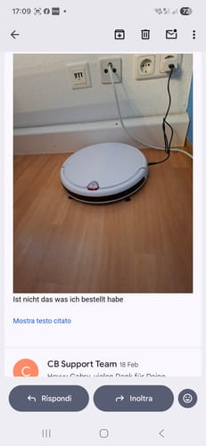 Customer photo review of HOME BUDDY –  3 in 1 Saugroboter mit Wischfunktion