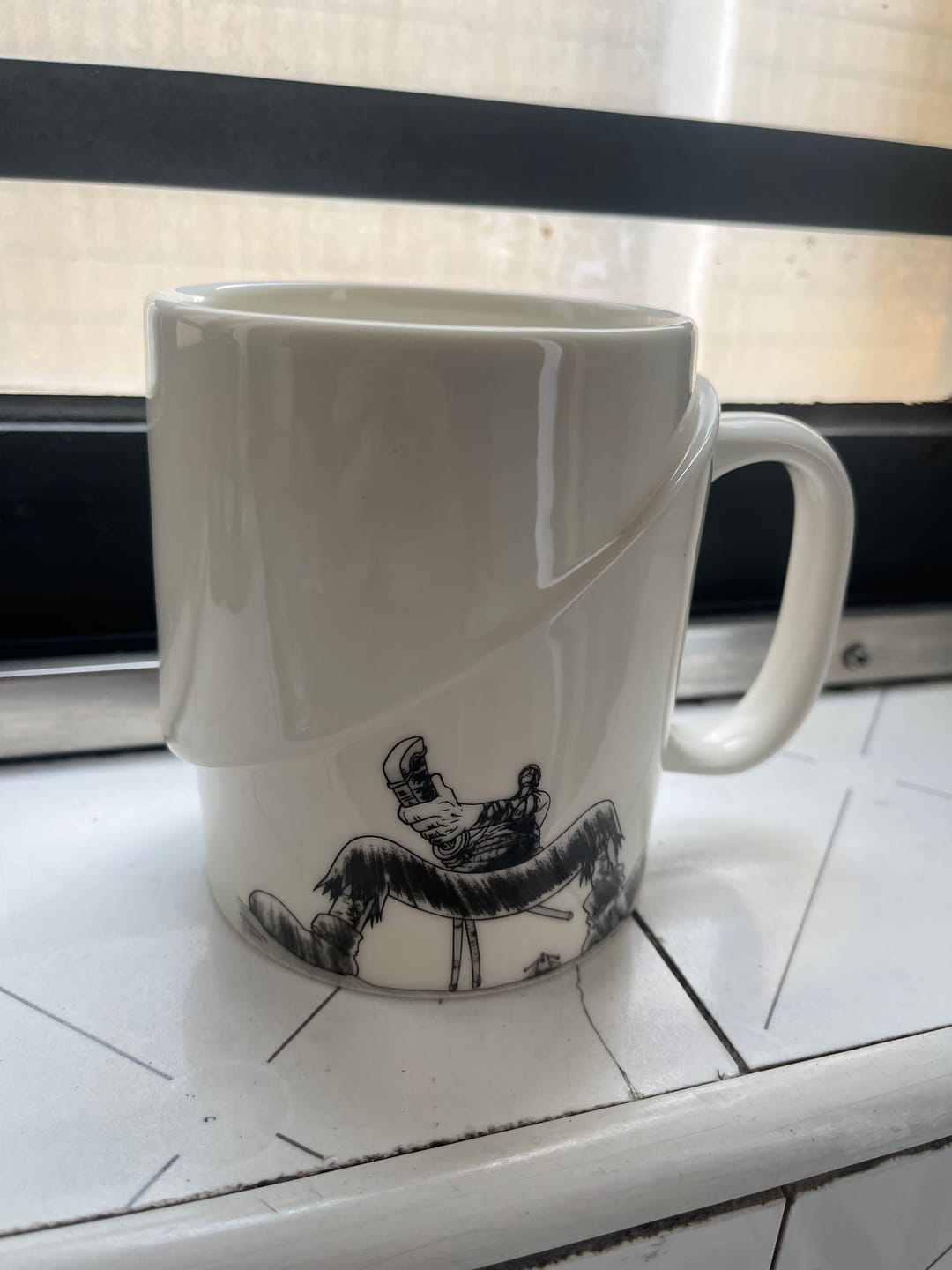 Customer photo review of Shishi Sonson Zoro Sliced In Half Mug