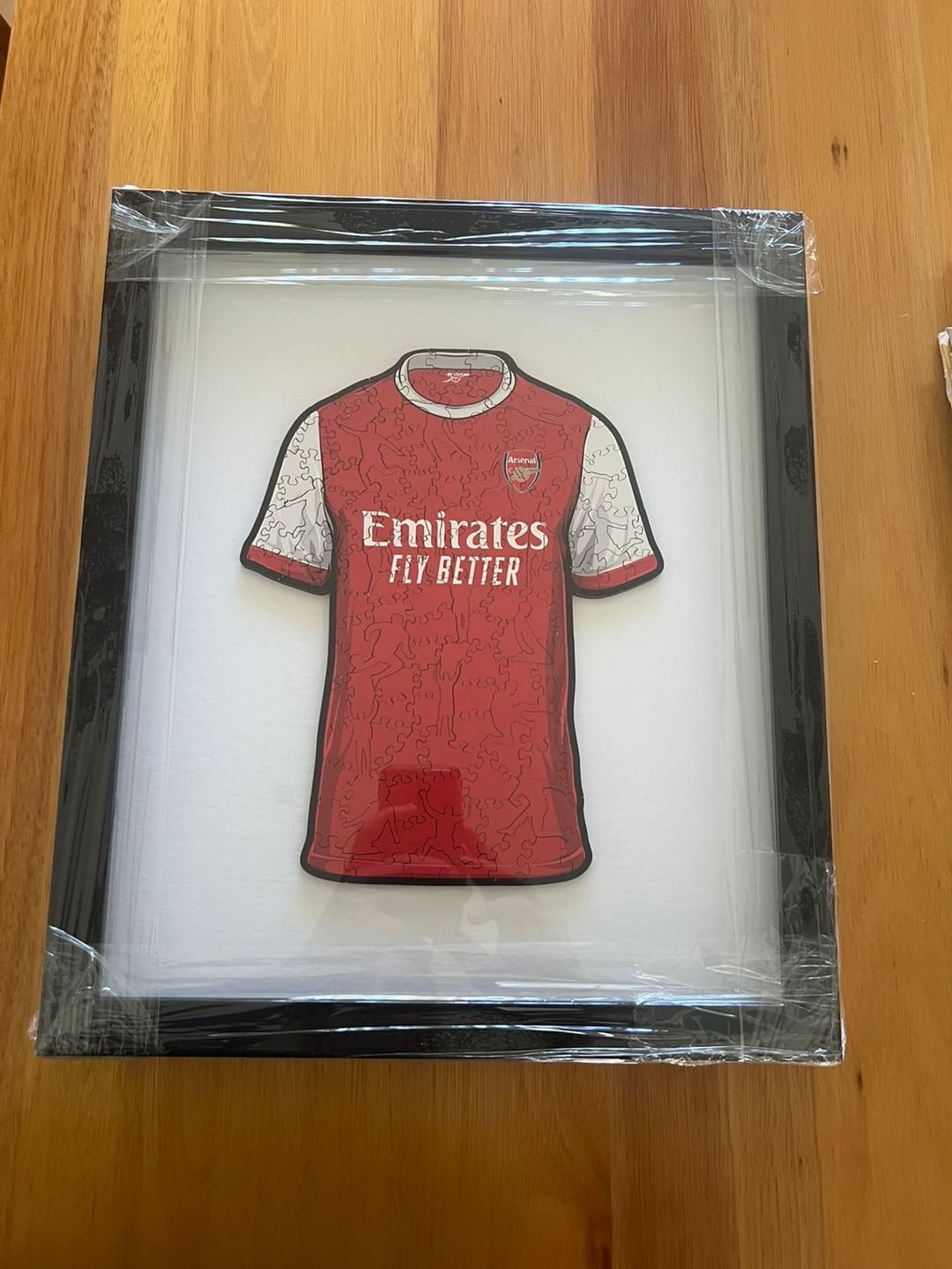 Customer photo review of Arsenal FC® Jersey - Wooden Puzzle