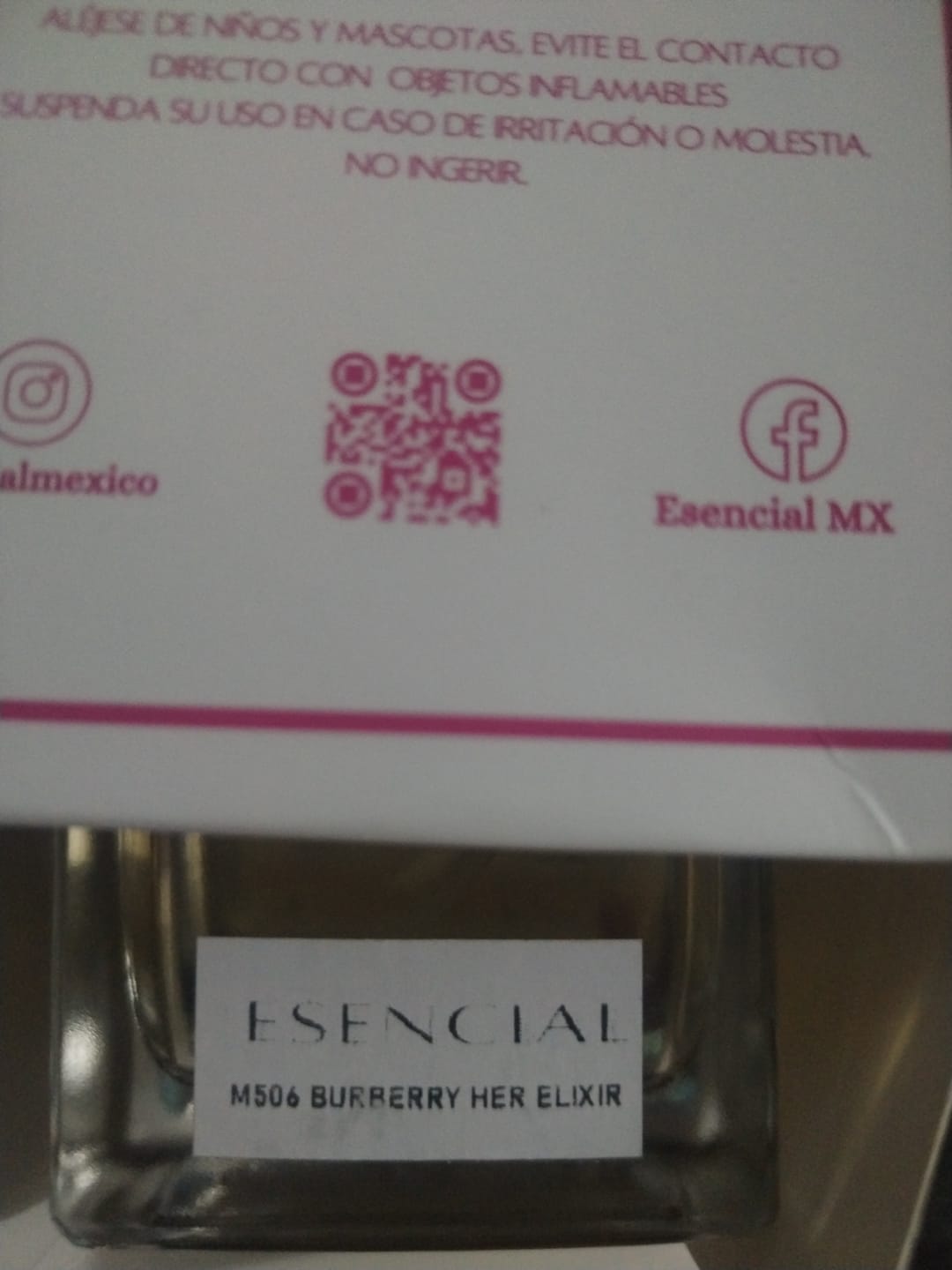 Customer photo review of M506 Inspirado en: Burberry Her Elixir de Parfum - Burberry