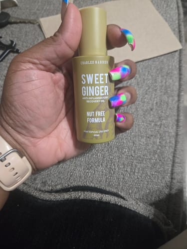 Customer photo review of [Nut-Free] Sweet Ginger Dry Oil for Sensitive Skin