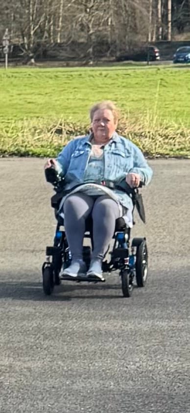 Customer photo review of Lightweight Electric Wheelchair | Folding Powerchair | Freedom Pro ST