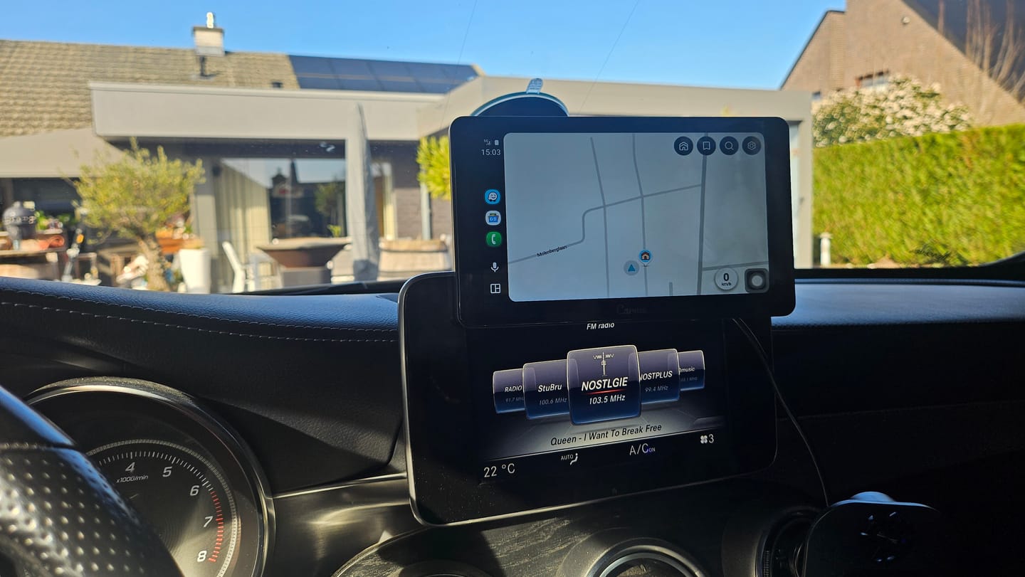 Customer photo review of CarPlay Scherm