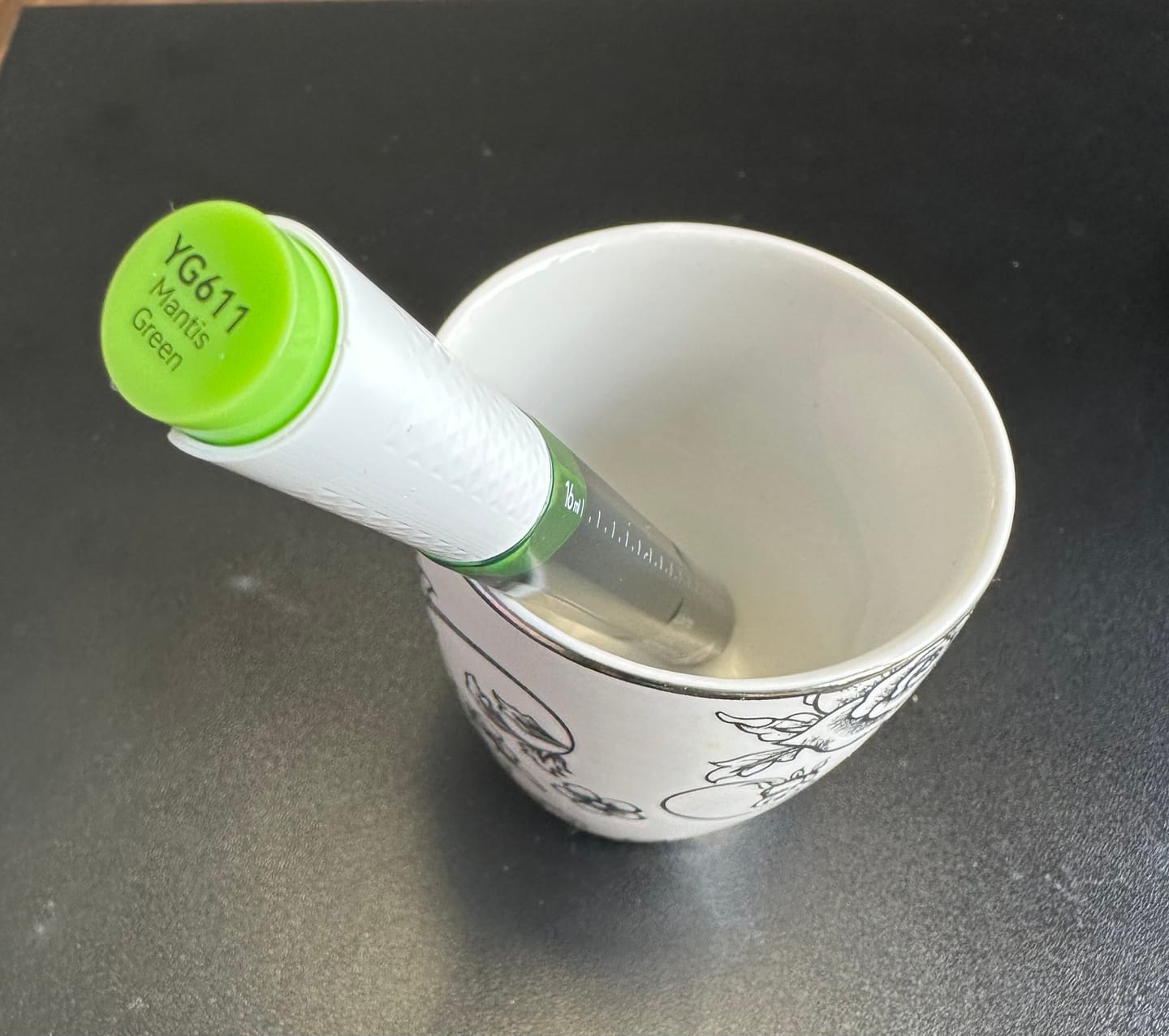 Customer photo review of Ohuhu Marker Ink YG611 / G190 Refill for Alcohol marker