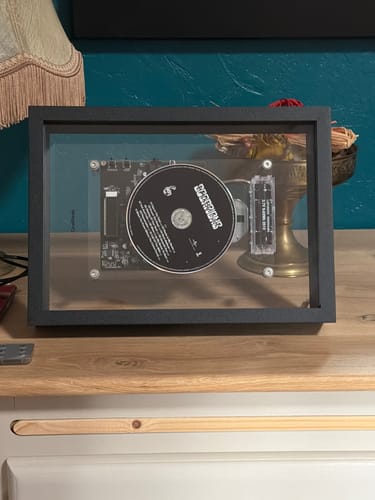 Customer photo review of M1 Music Frame CD Player