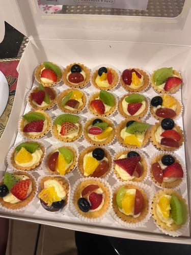 Customer photo review of Mini Fruit Tarts (Custard) [Available in KL, Selangor & Penang Only]