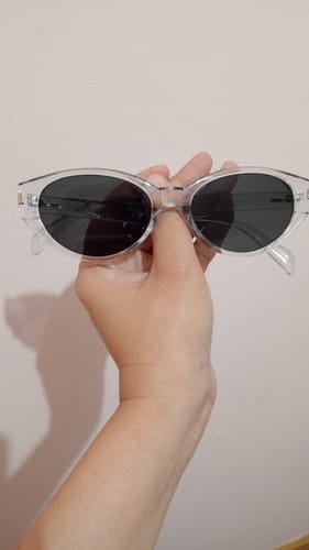 Customer photo review of Kato Oval Framed Sunglasses