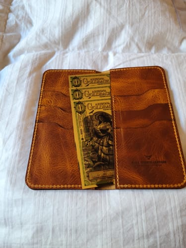 Customer photo review of The Houstonian Long Wallet