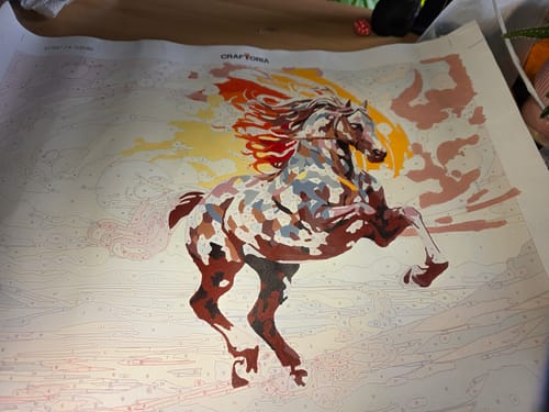 Customer photo review of Ethereal Daybreak Gallop