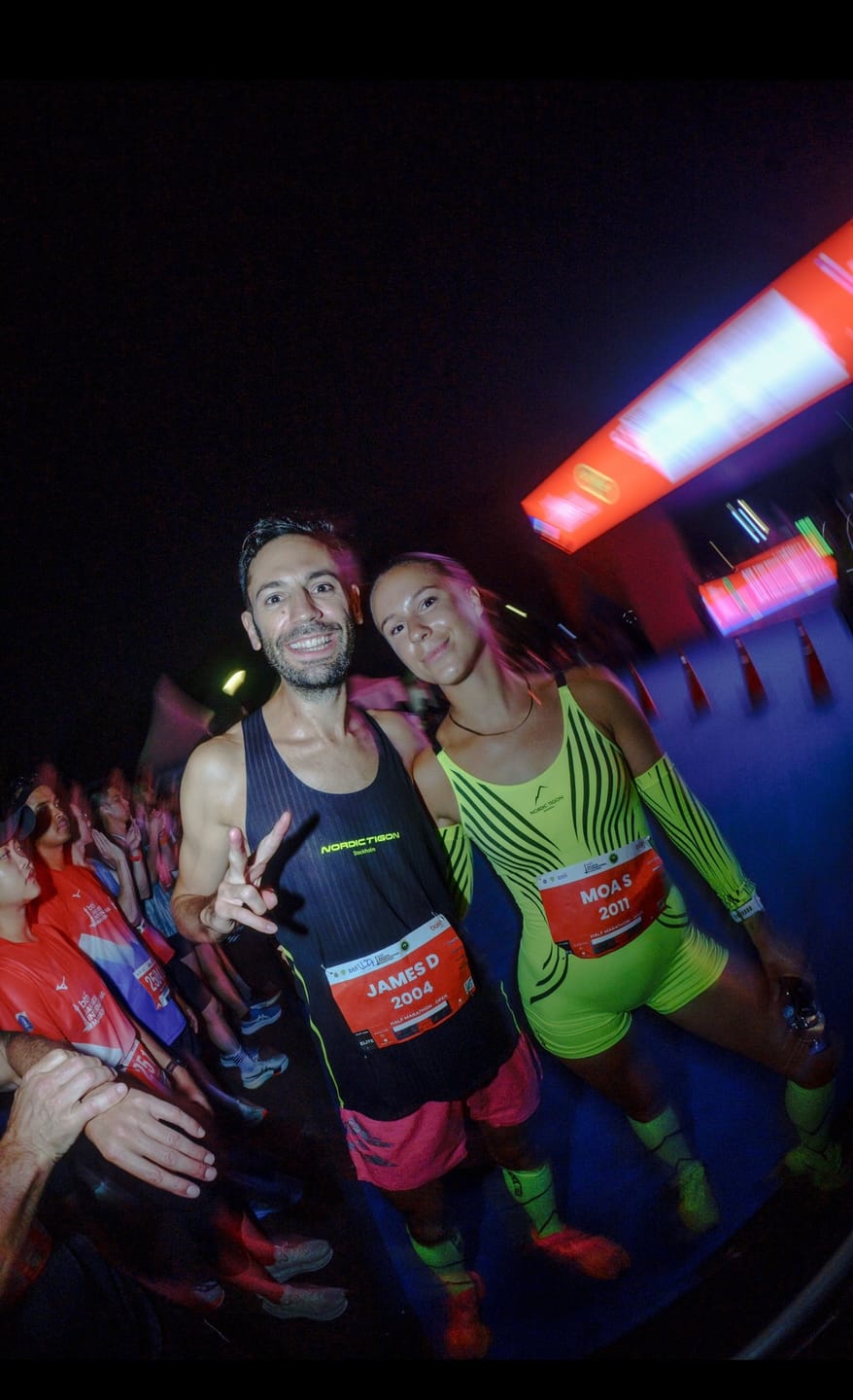 Customer photo review of Men's Velocity Tank - Charcoal Black