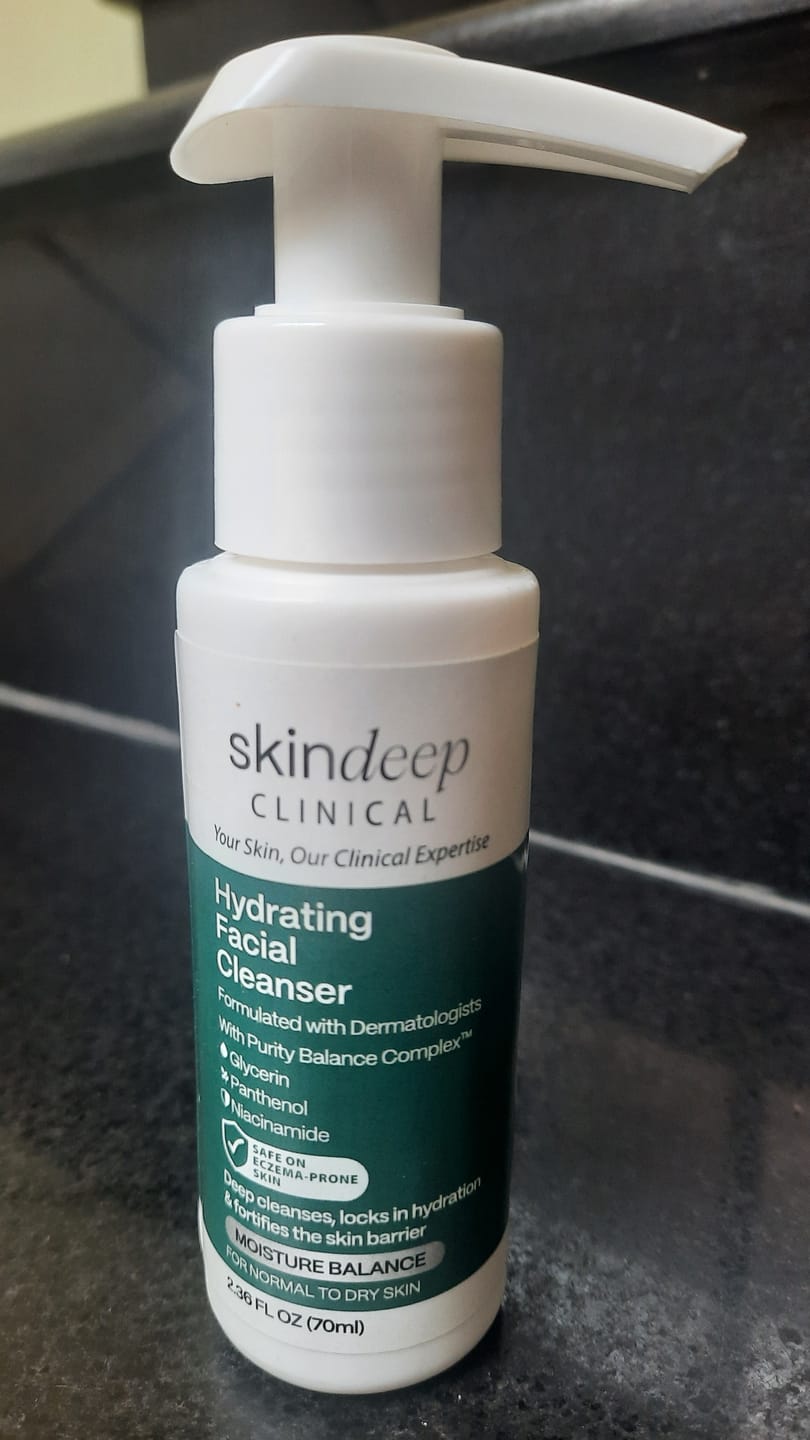 Customer photo review of Hydrating Facial Cleanser