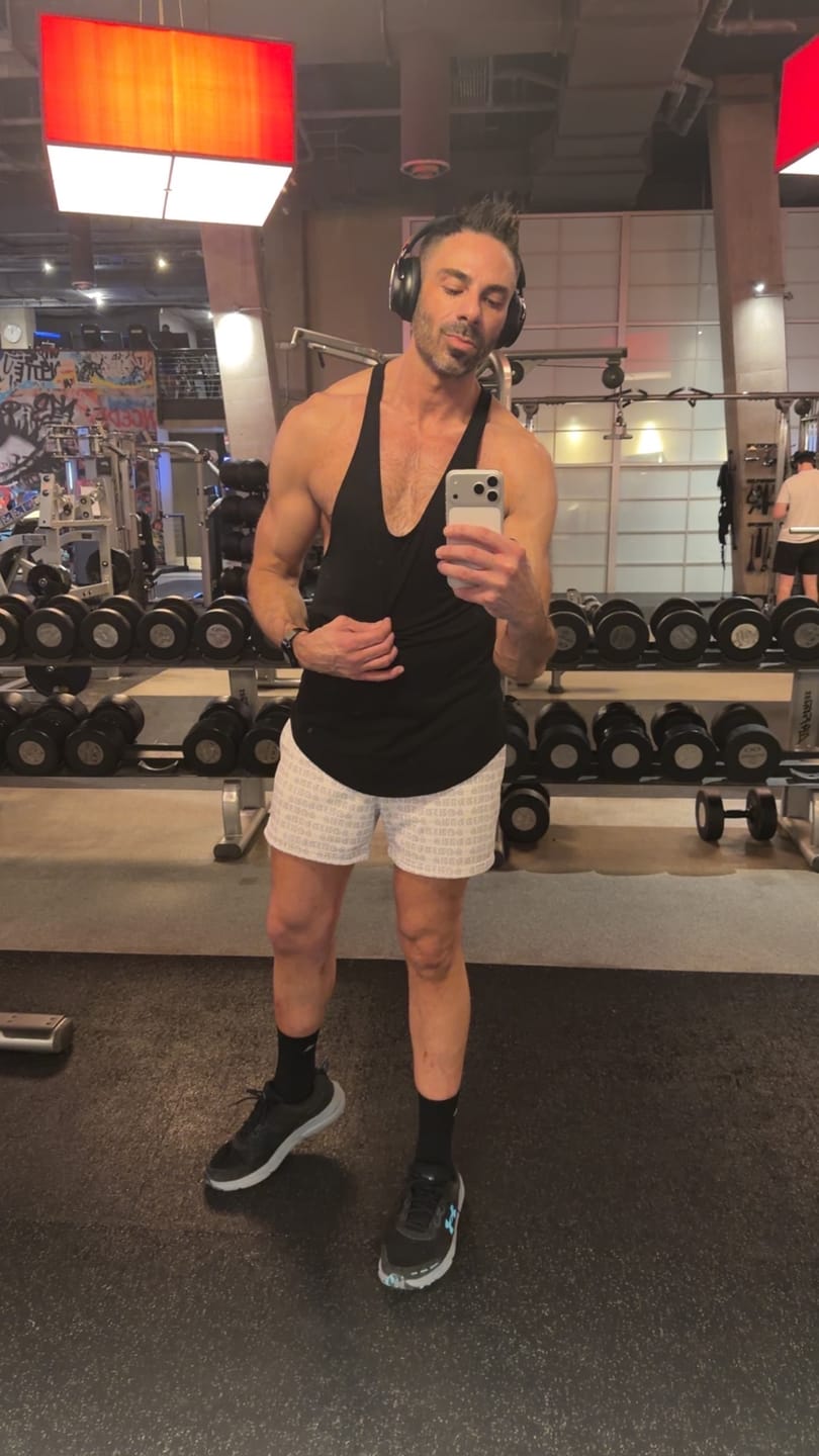 Customer photo review of Mesh Shorts 4" Inseam