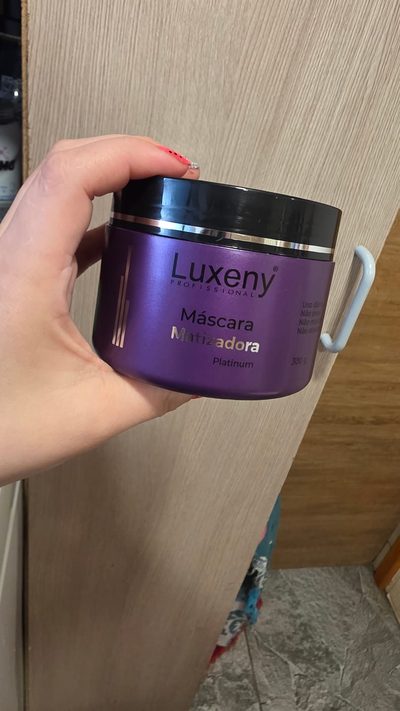 Customer photo review of Mascarilla Matizadora Platinum 300 g