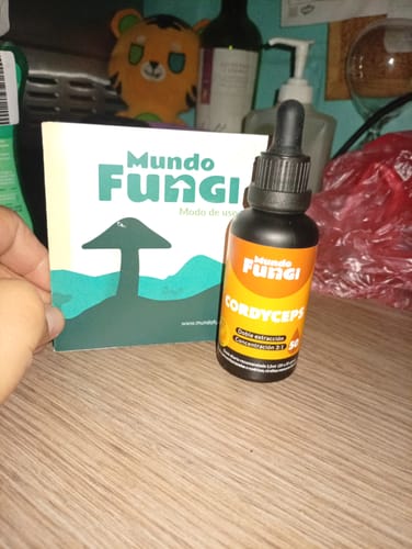 Customer photo review of Cordyceps Gotas – Energía y Vitalidad