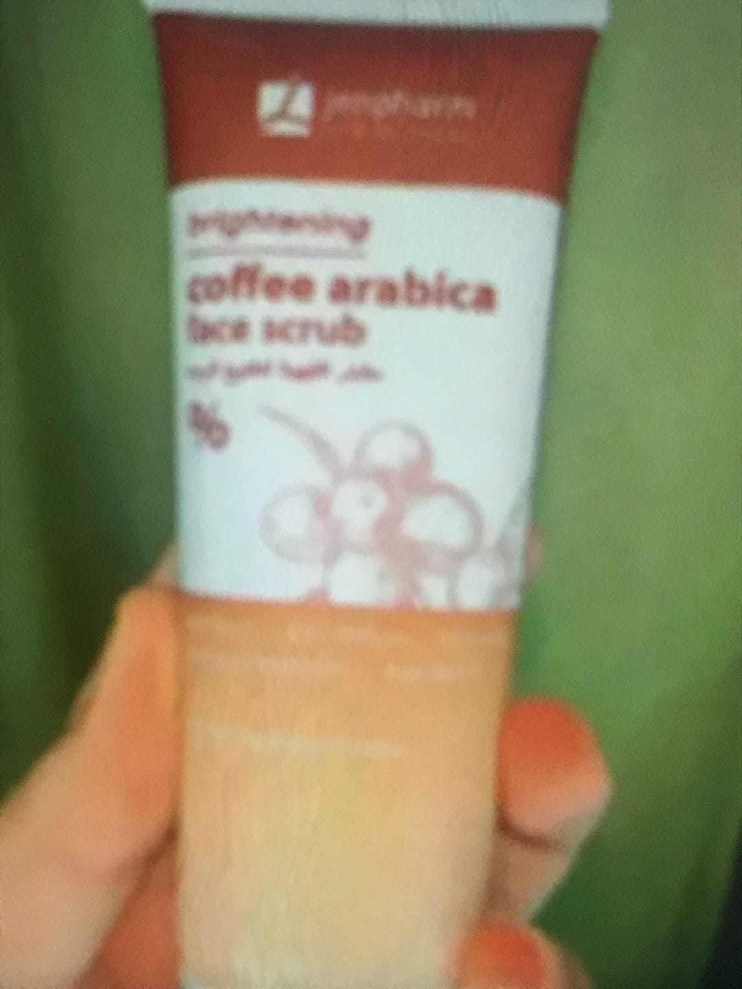 Customer photo review of Brightening Coffee Scrub